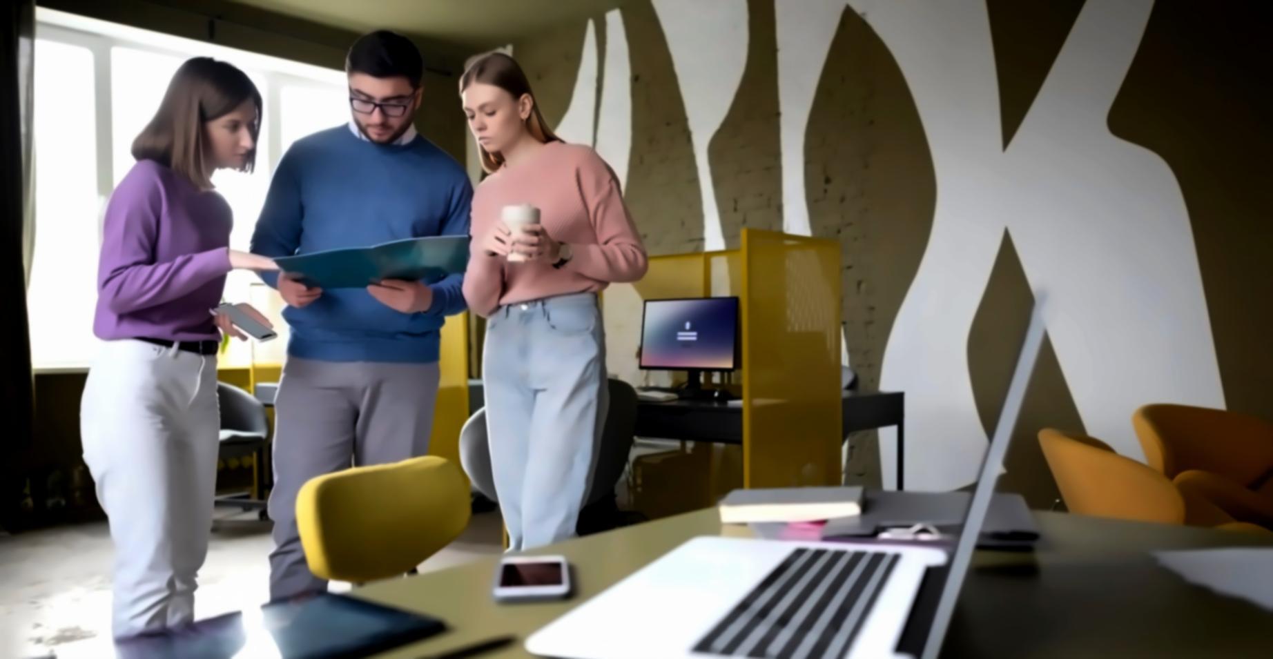 Studente durante sessione pratica di sviluppo mobile game